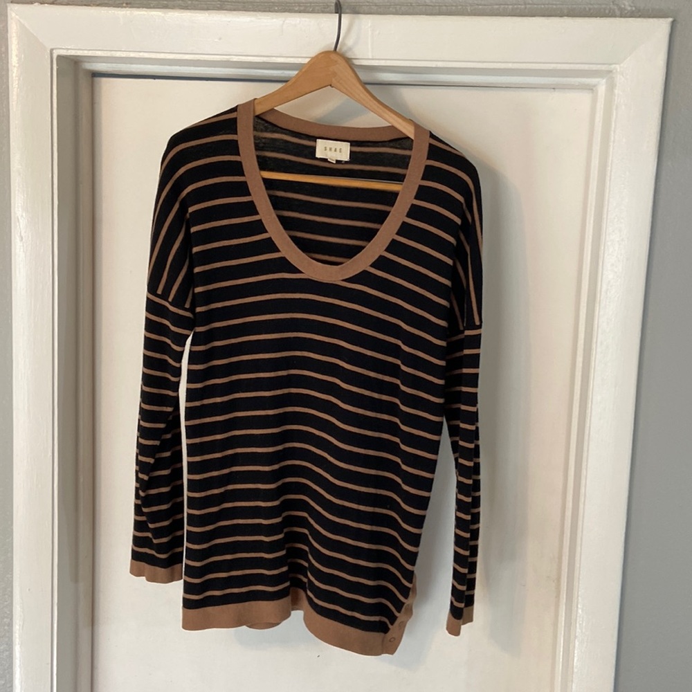 Shae Anthropologie scoop neck sweater sz M